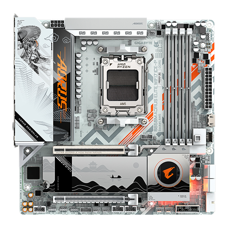 Placa Base GIGABYTE B850M AORUS ELITE WIFI7 ICE-P