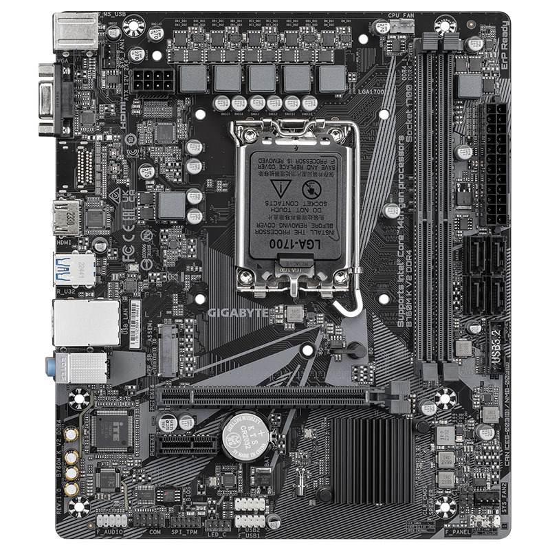 Placa Base GIGABYTE B760M K V2 DDR4