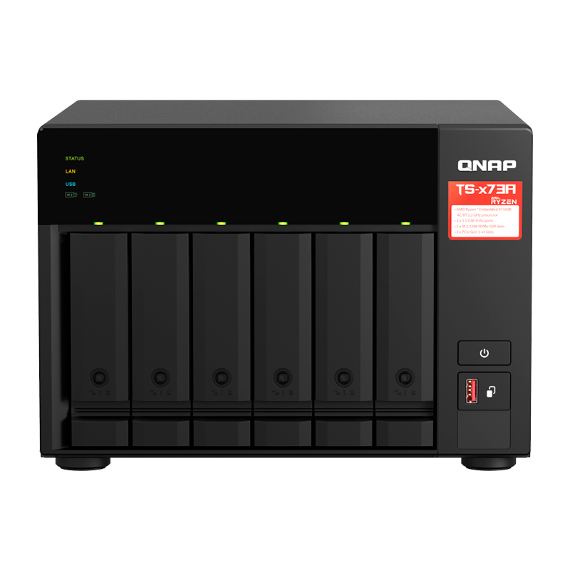 Servidor NAS QNAP TS-673A-8G
